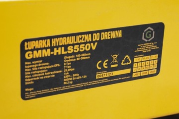 ВЕРТИКАЛЬНЫЙ ДЕРЕВОКОЛ Гидравлический индукционный ИЗМЕЛЬЧИТЕЛЬ 10T 4 кВт GoodMajster