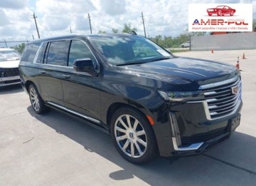 Cadillac Escalade III 2021 Cadillac Escalade 2021, 6.2L, 4x4, ESV PREMIUM LUXURY PLATINUM, od ubezpie