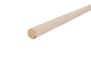 Kijek drążek drewniany do makramy 100 cm fi 22 mm