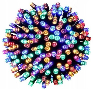 LAMPKI CHOINKOWE 500 LED na choinkę MULTIKOLOR ŚWIĄTECZNE LAMPKI