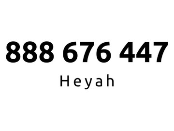 888-676-447 | Starter Heyah (67 64 47) #B