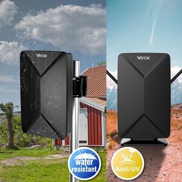 АКТИВНАЯ АНТЕННА ВНУТРЕННЯЯ НАРУЖНАЯ DVB-T2 ЭФИРНОЕ ТЕЛЕВИДЕНИЕ ORROUND 4K VAYOX