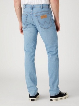 WRANGLER TEXAS SLIM MĘSKIE SPODNIE JEANSOWE GAMBIT W12SHN42N W32 L32