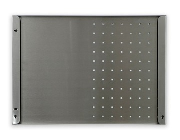 Магнитная красная перфорированная доска 50х35см.