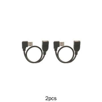 2x Kabel Przedłużający USB 2.0 Męski Na