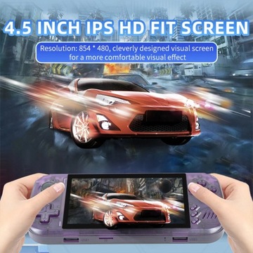 Портативная игровая консоль POWKIDDY X39 Pro с экраном 4,5 дюйма на 4000 игр