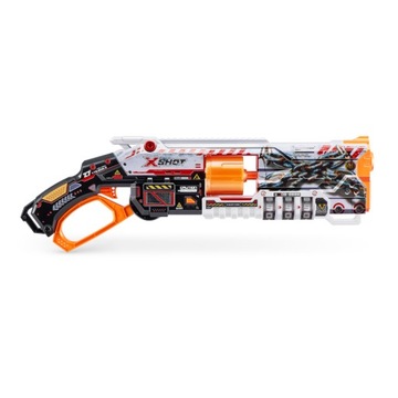 ZURU X-SHOT Skins Lock Blaster Gun 8strz. 36606