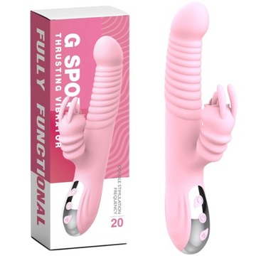Wibrator z króliczkem -Elisa - z funkcją ruchów posuwistych USB Boss Series