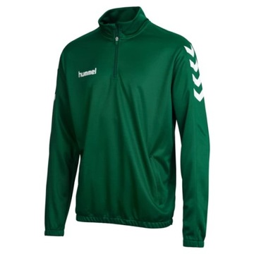 Bluza sportowa Hummel Core 1/2 Zip Sweat zielona r. L