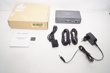 4733 4K HDMI KVM-ПЕРЕКЛЮЧАТЕЛЬ USB 3.0 TYPE-C HDMI 2.0 2X2 2 МИНИТОРА