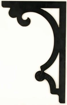 Wspornik ozdobny wycinany plazmą cnc,blacha dekoracyjna cięta 30x20cm