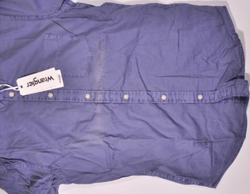 WRANGLER koszula SLIM blue LS 1PKT BUTTON DOWN _ M