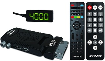 DVB-T2 TUNER HD203 HEVC DEKODER HD H.265/HEVC + Pilot dla Seniora