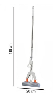 Губчатая губка швабровая шваблина сжимается для очистки пола панелей