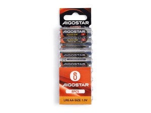 Bateria AIGOSTAR Japońska LR6 AA 1,5V 8szt