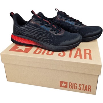 Buty męskie BIG STAR sportowe czarne LL174111 43