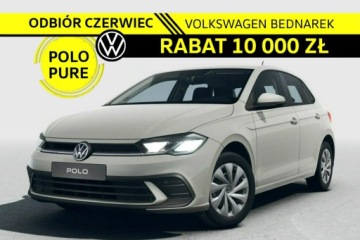 Volkswagen Polo VI Hatchback 5d Facelifting 1.0 MPI 80KM 2026 Volkswagen Polo Nowa wersja Pure! 1.0 MPI 80 KM -