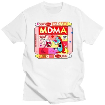 Koszulka Mdma Red Defqon Rave Techno Ecstasy Xtc Xanax Dj Ghb
