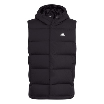 Kamizelka bezrękawnik adidas Helionic Hooded Down Vest puch czarna S