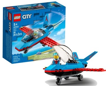 LEGO CITY 60323 Samolot kaskaderski klocki