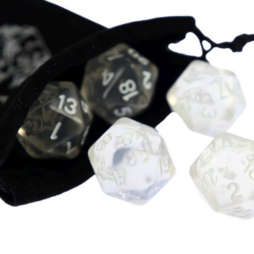 Кости для РПГ СТРАННОЕ КОЛЬЦО ДВАДЦАТЬСТОРОННИЕ КОСТИ D20