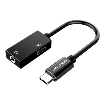 VENTION USB Type-C --> Jack 3.5mm + Ładowanie