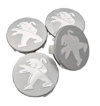 PEUGEOT DEKIELKI KAPSLE ZAŚLEPKI ALUFELG 60mm 4szt