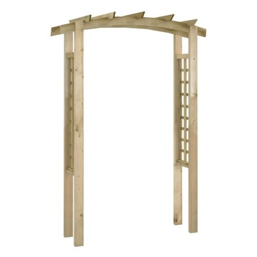 Pergola w kształcie łuku, 150 x 50 x 210 cm, drewn