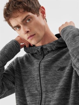 4F МУЖСКАЯ ФЛИСОВАЯ СВИТШОТ НА МОЛНИИ