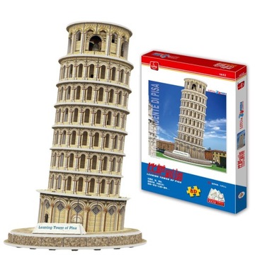 Puzzle 3D Krzywa Wieża w Pizie Premium Dla Dzieci i Dorosłych 23cm 31el.