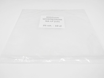 КРЫШКИ ВНУТРЕННИЕ ПОКРЫТИЯ ДЛЯ ВИНИЛОВ LP [12] 25