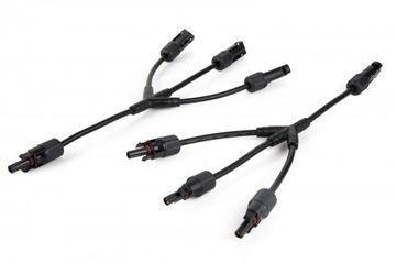 ZŁĄCZE KONEKTOR MC4 POTRÓJNY RÓWNOLEGŁY IP67 + -