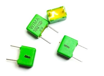 [5szt] Kondensator polipropylenowy 100pF 100V 1% R5 Wima FKP2