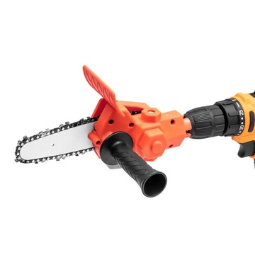 ПЕРЕХОДНИК ЦЕПНОЙ ПИЛЫ 4 ДЮЙМА ДЛЯ ДРЕЛ ИЛИ ОТВЕРТОК, НАКРЕПЛЕНИЕ С РУЧКОЙ