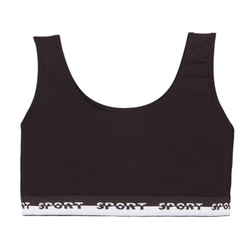 6x Biustonosz Miękki Top Dla Dziewczynki Bawełniany Dziewczęcy MORAJ 140