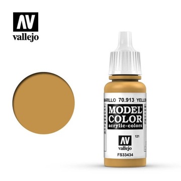 Farba Vallejo 70913 Yellow Ochre FS33434 MC121