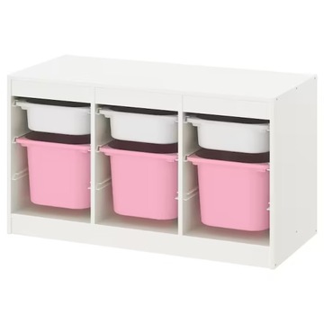 IKEA TROFAST regał z pojemnikami na zabawaki 99x56