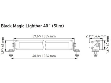 Hella Black Magic Series LED 40 HIT светодиодный светильник