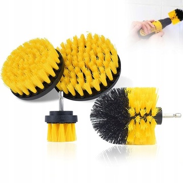 4pcs Drill Cleaning Brush Attachment Set