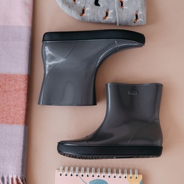 СЕРЫЕ КОРОТКИЕ ЖЕНСКИЕ РЕЗЬБОВЫЕ БОТИНКИ NORDMAN HIT, 39 год