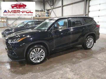 Toyota Highlander III 2023 Toyota Highlander 2023 r., 2,5 L od ubezpieczalni 2.5 Hybryda 243KM