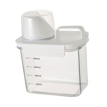 Laundry Powder Containers Clear Liquid 1100ML