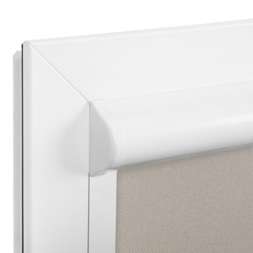 ROLETA MINI W KASECIE PCV WYMIAR DO 150 CM Z PROWADNICAMI WEWNĘTRZNE 2 CM