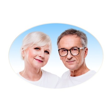 Гробница ФОТО ОВАЛ ЦВЕТ фарфор 7x10см