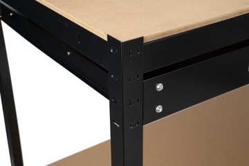 ИНСТРУМЕНТАЛЬНЫЙ СТОЛИК ДЛЯ МАСТЕРСКОЙ ДЛЯ ГАРАЖА СТУДИИ, ТВЕРДЫЙ, БОЛЬШАЯ ВЕРХНЯЯ, КРЮКИ