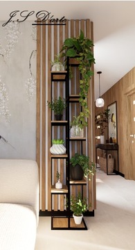 KWIETNIK LOFT LOFTOWY INDUSTRIALNY 9 poziomów 2m Nowość Dąb ARTISAN CRAFT