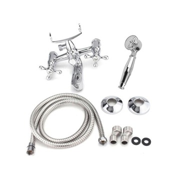 РЕТРО СМЕСИТЕЛЬ ДЛЯ ВАННЫ С ПОДВИЖНЫМ ИЗЛИКОМ