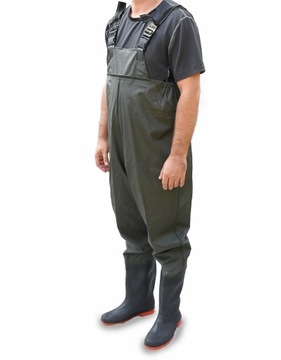 ВЕЙДЕРЫ, РЫБАЛОЧНЫЕ ВЕЙДЕРЫ, УСИЛЕННЫЕ БРЮКИ, РЫБАЛОЧНЫЕ БОТИНКИ, РАЗМЕР. 44