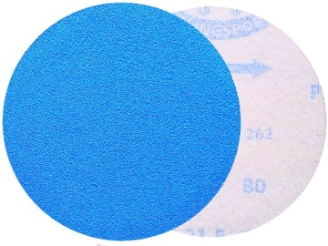 KRĄŻEK KRĄŻKI PAPIER ŚCIERNY NA RZEP DO METAL INOX PS21 KLINGSPOR 125 P 80