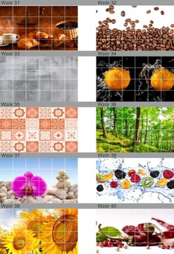 Декоративные самоклеящиеся наклейки под плитку ЦВЕТНЫЕ ЛОПУЧКИ 15х15 см.